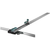 Wolfcraft T-Track for Drywall - Cuts up to 100cm Length | 4008000 - Cutting and marking aid, cuts up to 100 cm long and 97 cm
