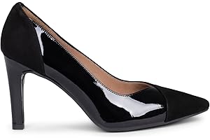 miMaO. Zapatos Elegantes de tacón Alto en Piel y Escote en V. Hechos en España