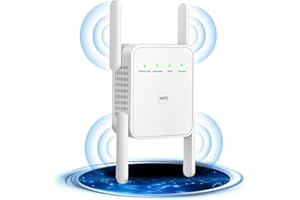 DOBWGXZ 2024 Ripetitore WiFi Potente per Casa, Extender WiFi 300Mbps 2.4GHz con Porta LAN, Amplificatore WiFi Facile da Configurare, Compatibile con Router e Modem