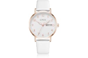 CIVO Damklocka liten elegant klassisk vattentät analog kvarts armbandsklocka - retrodesignklockor present till dam flicka