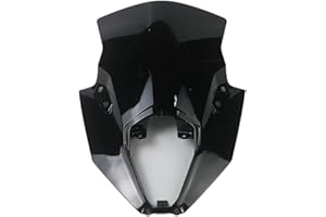 HXMT Für Kawasaki Ninja 650 EX650 ER-6F ER6F 2020 2021 2022 Bildschirm Motorrad Windschutzscheibe Windschutzscheibe Verkleidung Schwarz Ninja650 ER 6F (Schwarz)