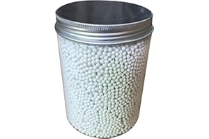 GANGOU 2.5 lb Polishing Sphere Polish Ceramic Tumbling Tumbler Tumble Media Non-Abrasive (3mm Zirconia Composite Beads)