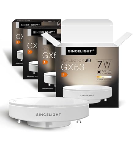 Ikea LEDARE GX53 LED Bulbs, 600lm, 2700 Kelvin Warm White, Warm