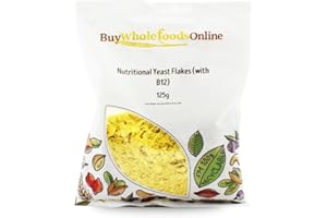 BUY WHOLE FOODS ONLINE Nutritional Yeast Flakes (with B12) 125g (BWFO)