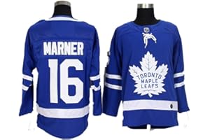 AITRY Marner # 16 Toronto Maple Leaf Hockey Jersey, NHL Men's Mitch Sweatshirt, Breathable Long Sleeve, T-Shirt