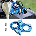 JESTOP Ignition Key Switch Cover, Key Set Ignition Lock Cylinder Cover for Sur Ron Light Bee X/S & Segway X160/X260, Dirt Bike Key Ring Cover Trim Decorative Cover Decor Plate (Blue)