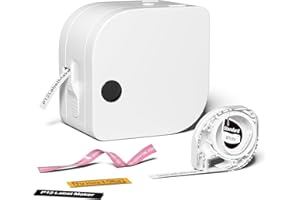 Phomemo P12 urządzenie do etykietowania Bluetooth, mini Bluetooth, samoprzylepne, kompatybilne z telefonami z systemem iOS i Android, drukarka etykiet do domu i biura, kolor biały