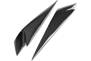 HXXWEI Augenlider Augenbrauen, Für BMW X1 E84 2009-2014 Auto Styling, Für Frontscheinwerfer 1 Paar Kohlefaser Scheinwerfer Augenbrauen Abdeckung Augenlider Trim Scheinwerfer Augenbrauen