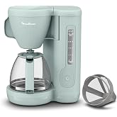 Moulinex Morning Plus 1000W Filter Coffee Maker, 1.25L Capacity | Rotating holder, Anti-drip function, Keep warm 30 min, Perm