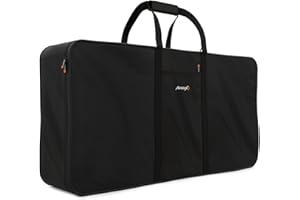 Audibax Onyx Bag 49 Plus - Funda para Teclados y Pianos de 49 Teclas - Bolso con Asas y Asa de Hombro Extraíble - Mochila Acolchada para un Piano Digital - Estuche Fabricado en Poliéster