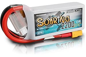 Gens ace Batería Lipo 2s 2200mAh 7.4V 20C Batería Corta con XT60 para RC Heli Airplane Quadcopter Coche Barco Camión Helicóptero Multimotor DIY Hobby