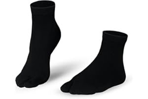KNITIDO Traditionals Tabi | Chaussettes japonaises courtes en coton avec gros orteil séparé