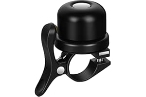 HERBYD Campanello per bicicletta per Apple AirTag - Campanello per bicicletta potente 90dB - Campanello per bicicletta AirTag discreto, copertura perfetta per il tuo tracker GPS - antifurto per bicicletta