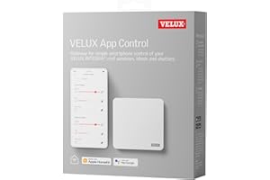 VELUX App Control (KIG 300 EU) for electric and solar roof windows, blinds, and shutters (compatible only with 2.4 GHz Wi-Fi)