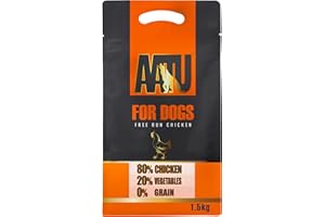 AATU 80/20 Complete Dry Dog Food, Chicken 1.5kg - Dry Food Alternaitve to Raw Feeding, High Protein. No Nasties, No Fillers.