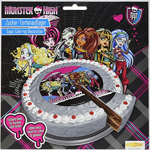 Dekoback Tortenaufleger Monster High 1, 1er Pack (1 x 55 g)
