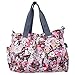 My Share Mall Original Floral Designer Diaper Tote Bags(Rose Red)