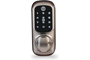 Yale Keyless Connected Ready Smart Door Lock, Smart Living YD-01-CON-NOMOD-SN, Touch Keypad, Pin Code Access Lock, Thumbturn Operation, Nightlatch Satin Nickel