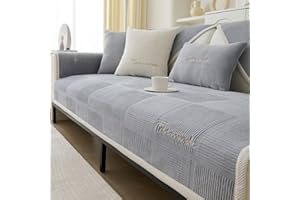‎WYJHNLBEDC WYJHNLBEDC Sofa/Couch überzug/überwurf, Sofa überwurfdecke, Warmer Super Weicher Fleecedecke Sofabezug für Sofa L Form/U Form/Ecksofa 3/2/1 Sitzer, Sofaschutz Hund Kratzschutz Katze 110x160cm