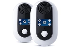 ZARTON® Repellente Ultrasuoni per Topi Professionale Anti Formiche Ratti Cimici Scaccia Blatte Scarafaggi Ragni Dissuasori I-Vortix No Zanzare Antizanzare Mosche Piccioni Gatti Cani Trappola Veleno