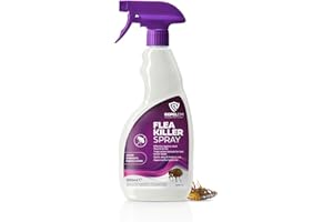 REPELEM Flea Spray for The Home - Professional Strength, Household Flea Spray, Flea Killer for Home, Kills Fleas, Larvae & Eggs, Eradicates & Prevents Reinfestation, 500ml Flea Killer Spray