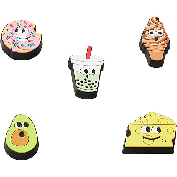 Set 7 Ciondoli Per Croc Jibbitz A Tema Ratatouille – Personaggio Remy – Multicolor