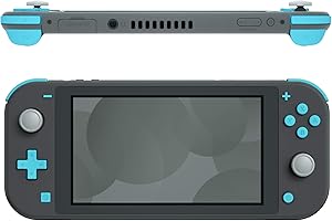 eXtremeRate Heaven Blue Replacement ABXY Home Capture Plus Minus Keys Dpad L R ZL ZR Trigger for Nintendo Switch Lite, Full Set Buttons Repair Kits with Tools for Nintendo Switch Lite