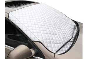 Swygoo Housse de Protection pour Pare-Brise, Robuste Tout Temps en Papier D'aluminium, Neige | Glace | Poussière | Résistant aux UV, Universelle pour Voitures et SUV