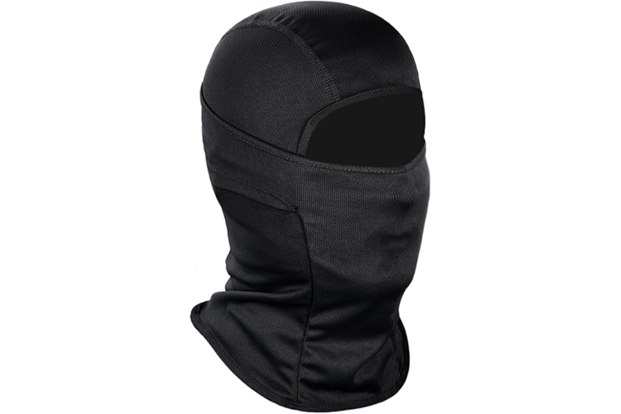 Achiou Balaclava Face Mask, Ski Mask UV Protector Lightweight for Motorcycle Cycling Running