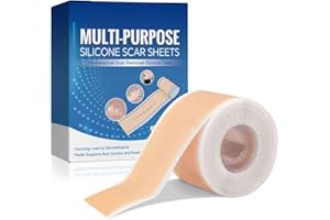 EAASOK Narbenpflaster,Silikonpflaster für Narben,Wiederverwendbar Silicone Scar Tape,für Narben Durch C-Sektion Operationen,Verbrennungen,Keloid,Akne und Mehr(4cmx150cm Rolle)