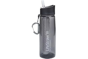 Lifestraw LSGOV2CR44 Go 2-stage Filter Bottle Sports and Outdoor, Grey