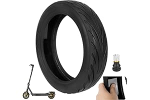 ULIP 1 pneu sans chambre à air 60/65-6,9 avec valve avec colle vivante intégrée réparable pour scooter Segway Ninebot Max G2 10" - Antidérapant