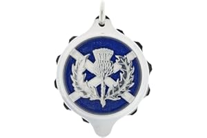 Chrome Plated SOS Talisman Pendant - Scots Thistle