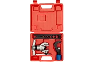 Cherbowing Strumento di svasatura Linea di frenatura Set di frese per Riscaldamento e Raffreddamento Strumento di svasatura Strumento di svasatura Aria condizionata 3/16''-3/4''.