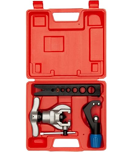 Kit Svasatura Tubi 45 Pezzi - Attrezzo Manuale Per Tubi In Rame E Alluminio Con Funzione Trapano - Professionale - Foto 10