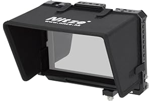 Nitze Cage für Blackmagic Design Video Assist 7" 12G-SDI/HDMI HDR Aufnahmemonitor mit Sonnenblende, HDMI Kabelklemme und USB-C Kabelklemme – JT-B02B