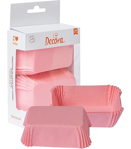 20 Pirottini Decora Per Plumcake - 8x5x3.2 Cm, Gialli, Resistenza Fino A 220°C, Made In Italy - Foto 2