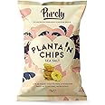 Purely Plantain Chips - Low Fat Plantain Crisps - Gluten Free Snacks - Healthy Alternative Snack Multipack - Vegan, Nutritiou