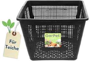 ‎GARPET Pflanzkörbe 28 x 28 cm Körbe Wasserpflanzen Teichpflanzkorb Pflanzkorb Teichpflanzen Pflanzkörbe Für Seerosen Wasserpflanzenkorb Teichkorb