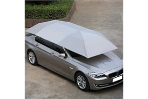LUQEEG Cubierta Parasol, Paraguas de la Sombrilla del Coche, Anti-UV Refugio Solar a Prueba de Sol Proteger la Cubierta Cubierta de Ventana Delantera para Barbacoa Al Aire Libre, Picnic