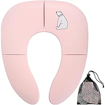 draagbaar, opvouwbaar potje voor peuter, Training Toilet Seat Emergency Toilet voor Auto, Camping, Outdoor, Indoor (groen