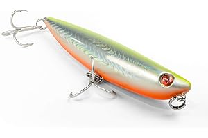 SEASPIN Pro-Q 120 K Color GBA - 120 mm - 26 g - Esca artificiale Walking The Dog per la Pesca in Mare