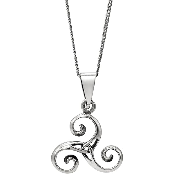 NKlaus Triskel Anhänger XL - Keltisches Symbol 12mm Öse