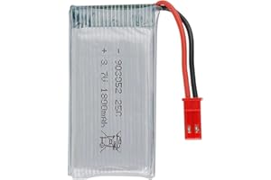 YUNIQUE GREEN-CLEAN-POWER - Batteria Li-Po 3.7V 1800mAh 25C | Con spina JST per JJRC H11D, H11C, HQ898B | Alta capacità e prestazioni ottimali | Sostituto ideale