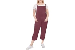 Love My Fashions® Dungarees For Women UK Loose Casual Sleeveless Overall Long Romper Bib and Brace Women's Jumpsuits & Playsuits Holiday Denim Dresses for Ladies With Pockets