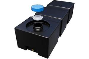 Varile Neo Réservoir d'eau Potable, 120 l, résistant au Transport, Convient à Un Usage Alimentaire, pour Bateau, Camping-Car, remorque (Noir)