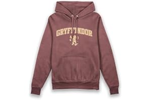 Bioworld Harry Potter Gryffindor Vintage Style Adults Hoodie Official Licensed Merchandise, Great Gift Idea