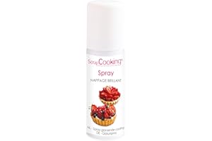 ScrapCooking - Spray Nappage Brillant Pâtisserie 75 ml - Spray Alimentaire pour faire Briller vos Tartes, Gâteaux, Entremets, Bûches - 4276