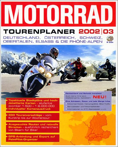 Preisvergleich Produktbild Motorrad-Tourenplaner 2002 / 2003