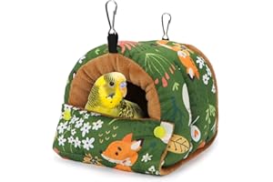 RANJOVER 1 Piece Bird Nest House Hanging Hammock for Parrots Budgies Parakeets Cockatiels